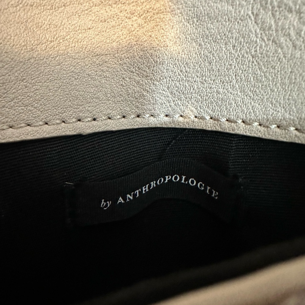 Anthropologie Thoma Clutch and Tote Bag, Light Sand - Picture 9 of 12
